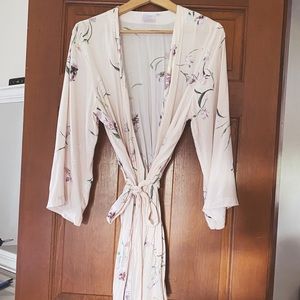 Pretty Plum Sugar Knee Length Robe - SOLD